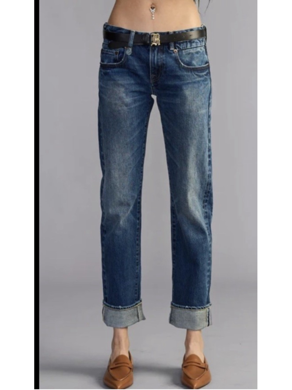 R13 BOY STRAIGHT CUFFED Jeans 30 Japanese Selvedge RUNS SMALL Limited Edition